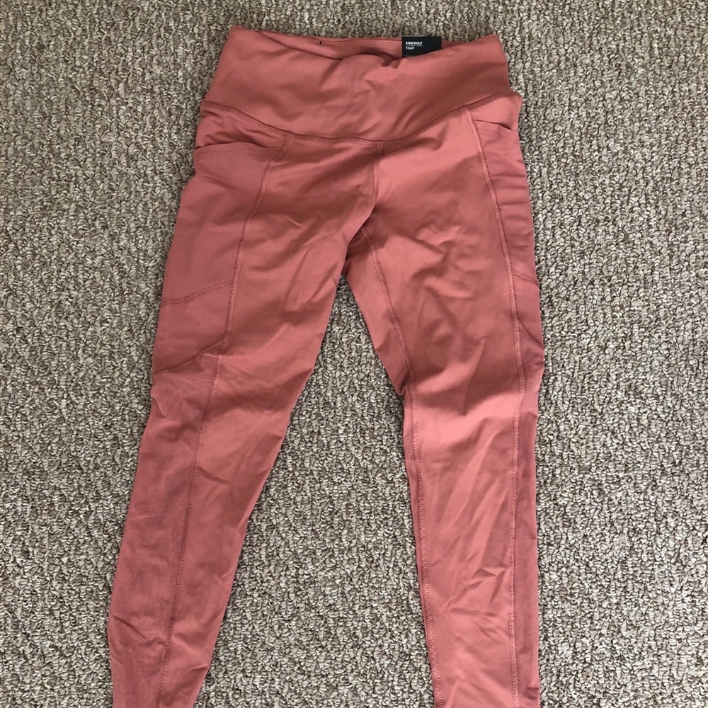 Pink workout leggings